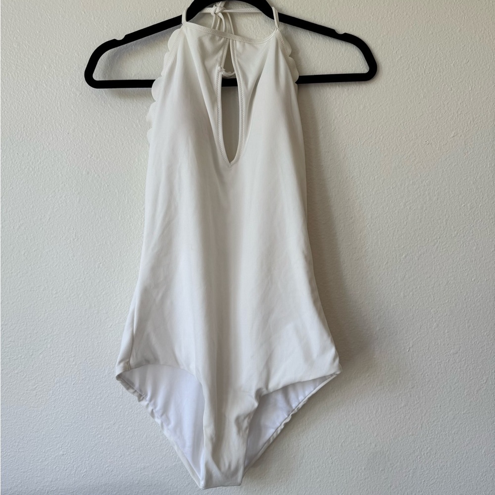 Vanilla Beach Women's White One-Piece Swimsuit